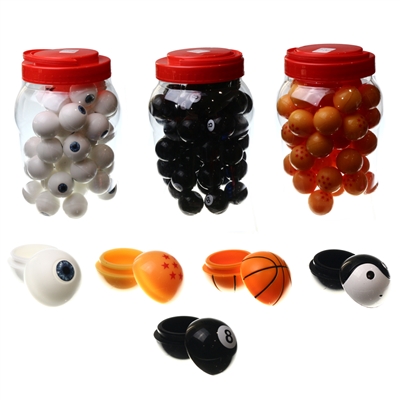 Silicone Ball Container  - Jar of 50