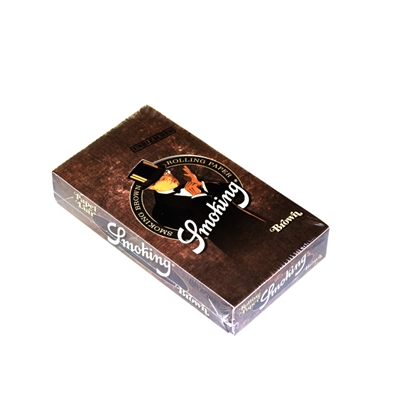 Smoking Brand Brown Unbleached 1Â¼ size. Box-25