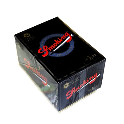 Smoking Deluxe Cones King Size With Tips 3 Pack Box-30
