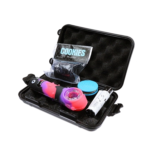 SMOKERS TRAVEL KIT (Silicone Pipe) Large