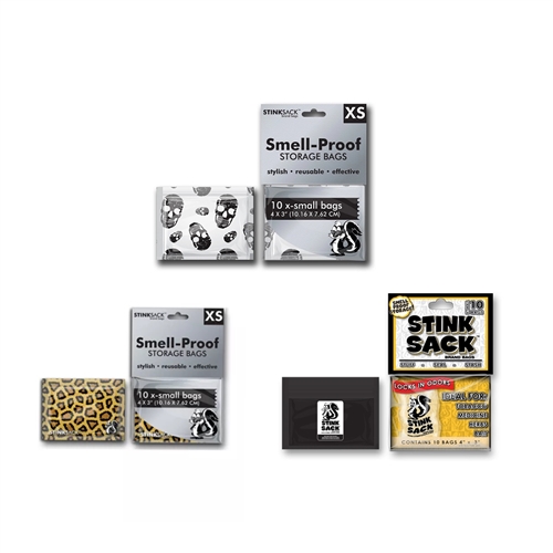 Stink Sack 4X3 Smell Storage Bags - X10  X-Small