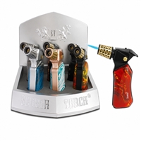 Scorch Torch 90 degree Torch Two-Tone Metal & Design  (6ct)