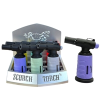 Scorch Torch 4.6" Single Torch Oval Shape Lighter (6ct)