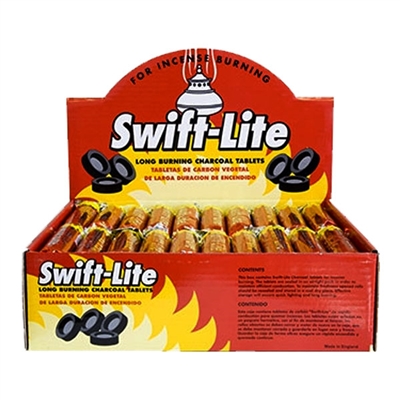 Swift Lite Charcoal Display Box 60 Rolls
