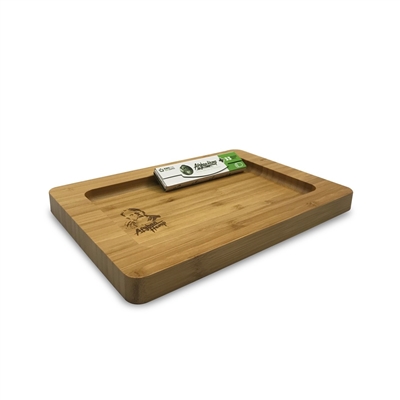 Afghan H Wooden Rolling Tray  Medium