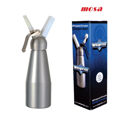 TW Mosa Whiprite  1/2 Liter (1 Pint) Metal Top Dispenser