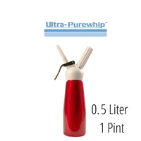 Ultra-Purewhip  Â½ Liter (1 Pint) Plastic Top Dispenser