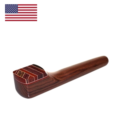 TWP13 Long Tobacco Wooden Pipe With Cover