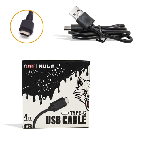 Wulf Mods USB Type C Charging Cable 10pk