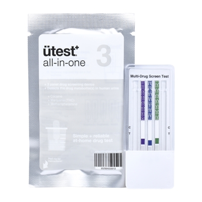 Ã¼test+ 3 Panel Drug Test