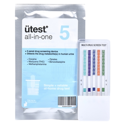 Ã¼test+ 5 Panel Drug Test