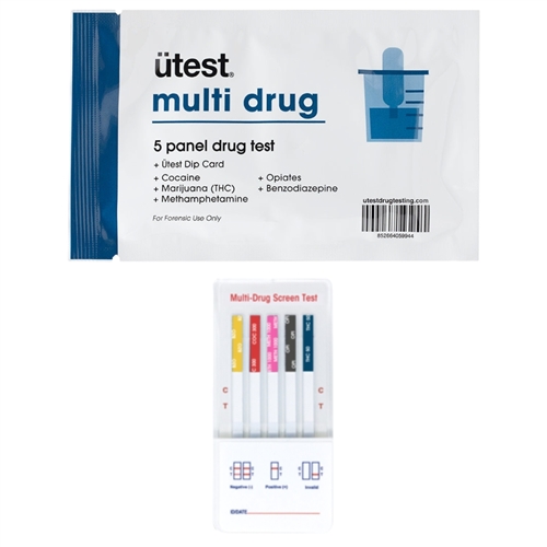 Ã¼test+ 5 Panel Drug Test