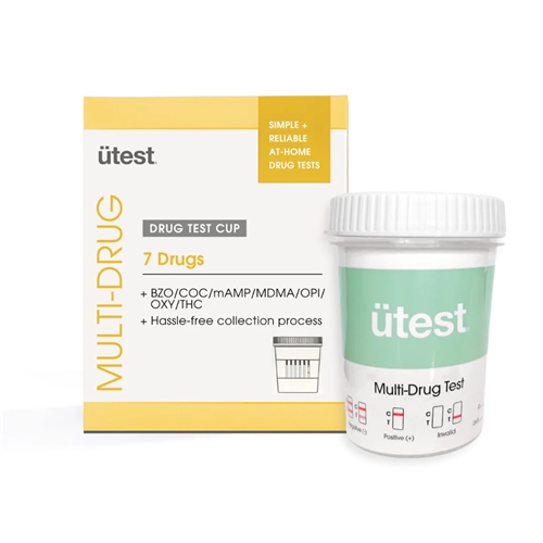 Ã¼test+ 7 Panel Drug Test with a Cup