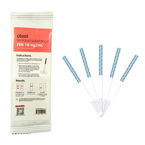 Ã¼test+ Fentanyl Substance Test Strip Kit (Powder, Pill & Liquid Detection)