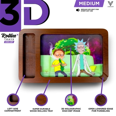 V. Syndicateâ„¢ HIGH DEF WOOD ROLLIN' TRAY - Medium