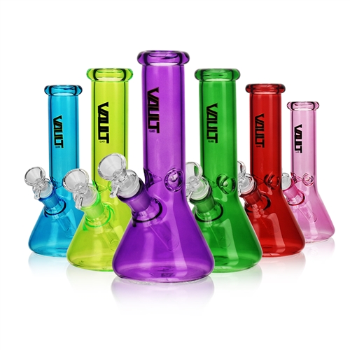 Vault 8" Colored Glass Beaker Water Pipe â€“ 14mm