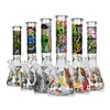 Vault 10" Beaker Water Pipe with Alien & Leaf Designs â€“ 14mm