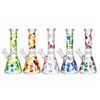 Vault 6" Glass Mini Beaker with Full Block-Style Decals (Legos) â€“ 14mm