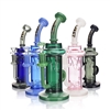 VAULT Glass 10" Full Color Tube Recycler with Inverted Showerhead Peculator