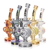 VAULT Glass Fully Fumed Color Recycler with Diffused Stem 10" (14mm)