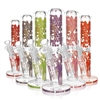 Vault 10" Straight Glass Water Pipe with Beehive Decals â€“ 14mm