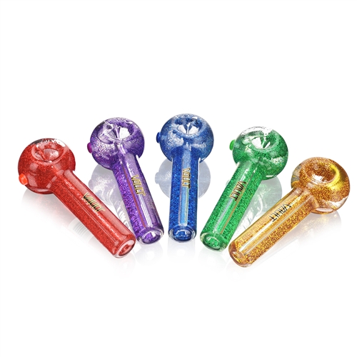 VAULT Glass 5'' Glycerin Filled Hand Pipe (Gold Only)
