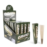 Vibes Cones King Size Cubano - 1pk - Organic Hemp - 24ct