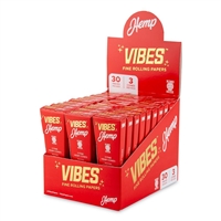 Vibes Cones King Size Slim - 3pk - Hemp - 30ct