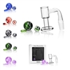 Vault Seamless Quartz Terp Slurper Banger Set â€“ Swirl - 14mm