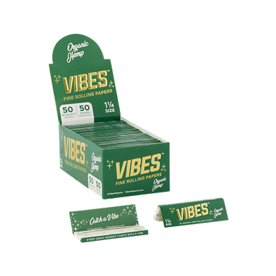 VIBES Papers Organic Hemp 1 1/4 (50 Booklets)