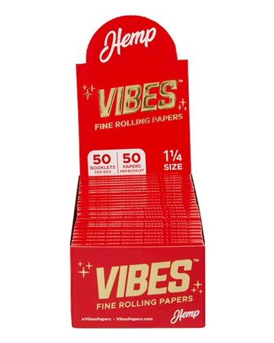 VIBES Papers Hemp 1 1/4 (50 Booklets)