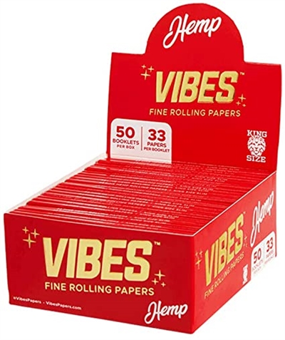 VIBES Papers Hemp King Size (50 Booklets)