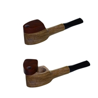 Wood Pipe with Cover  W-12