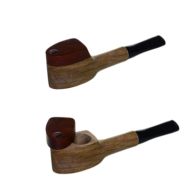 Wood Pipe with Cover  W-12