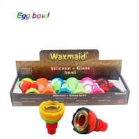 Waxmaid Egg Silicon + Glass Bowl  ( 12 per display)