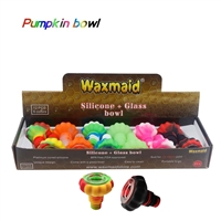 Waxmaid Pumpkin Silicon + Glass Bowl  ( 12 per display)