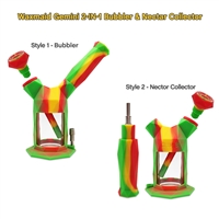 Waxmaid 2IN1 Silicon Waterpipe/Nectar Collector (Pack)