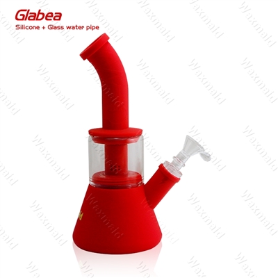 Waxmaid Glabea 9" Silicone Rig with Glass Percolator