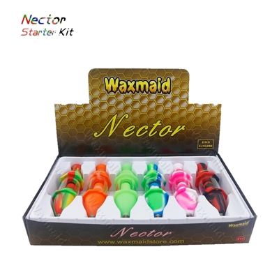Waxmaid Silicon Nectar Collector with Perc (6 Per Display)