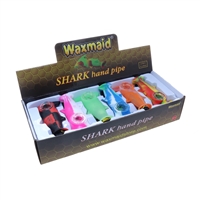 Waxmaid Shark Silicon Hand Pipe ( 12 per display)