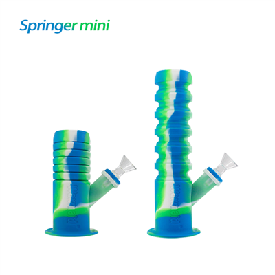 Waxmaid 8.5''  Springer Mini Collapsible Silicone Water Pipe