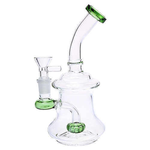 WP-C    Glass Small Rig/ Waterpipe  7.5"