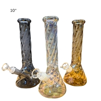 10" Twisted Glass Waterpipe