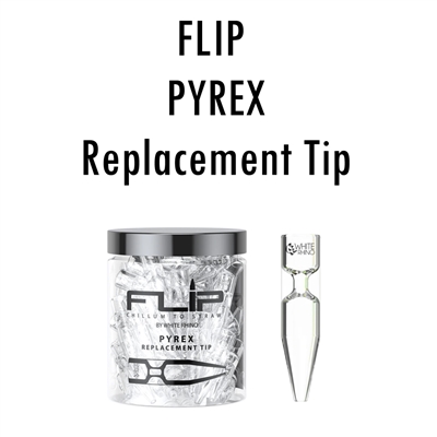 White Rhino Flip Tips Pyrex  ( 49 Per Jar)