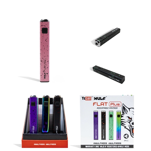 Wulf Flat Mini 900 mAh Cartridge Battery  by Yocan (9pk Display)