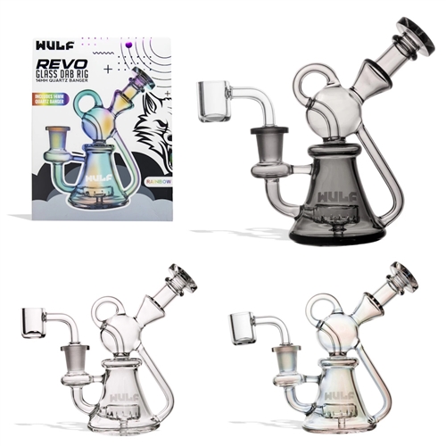 Wulf Glass Revo 14mm Dab Rig with Quartz Banger