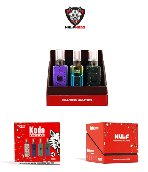 Wulf Kodo Knife & Cartridge Battery  by Yocan (9pk Display)