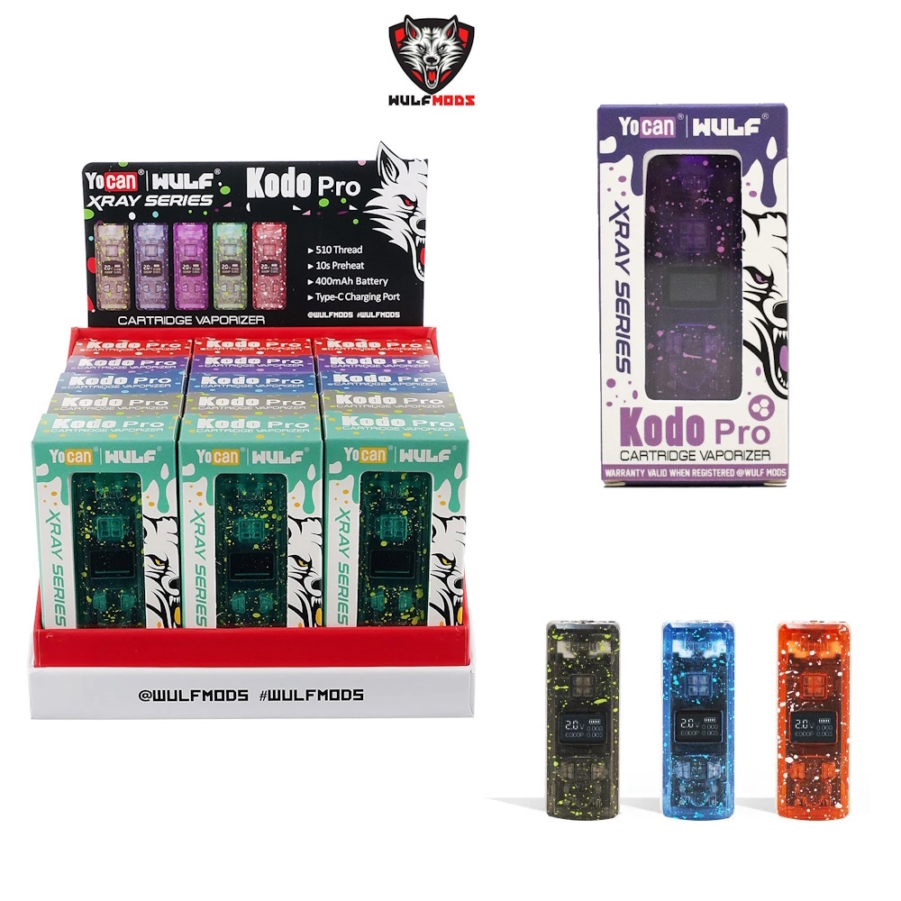 Wulf X-Ray Kodo Pro Cartridge Battery by Yocan (15pk Display)