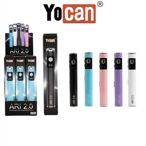 Yocan Ari 2.0 Variable Voltage Battery ( Display of 15)