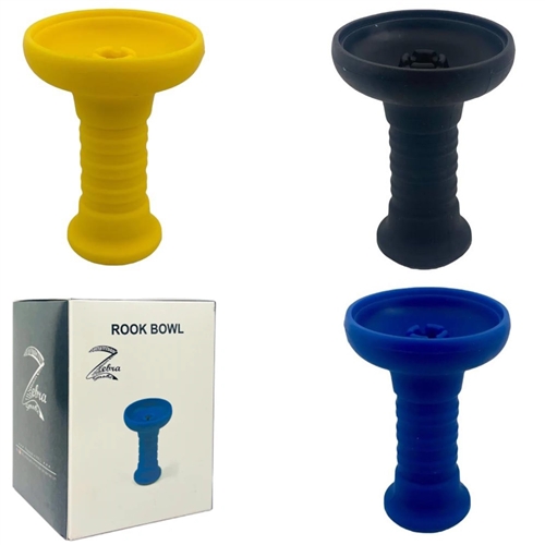 Zebra Rook Hookah Silicone Bowl
